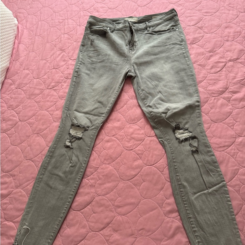 Grey pacsun stretchy jeans size 30, worn 3x like brand new